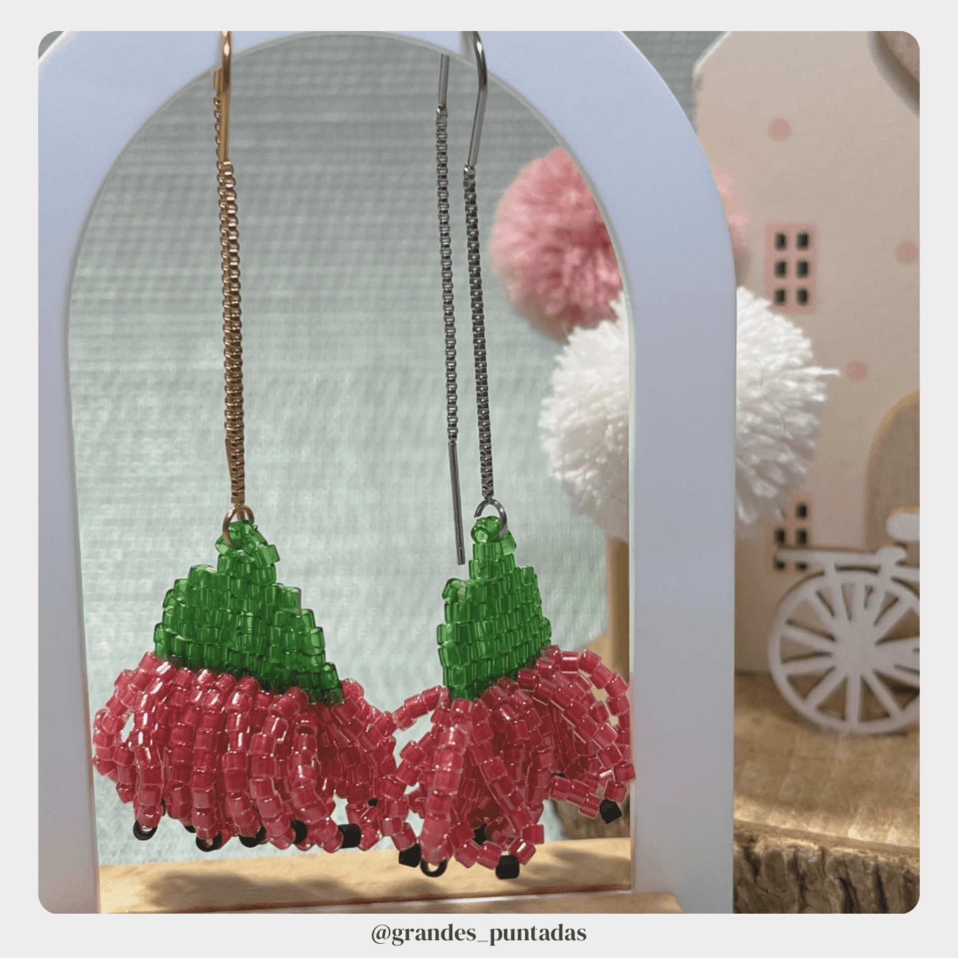 Pendientes Flora - 3