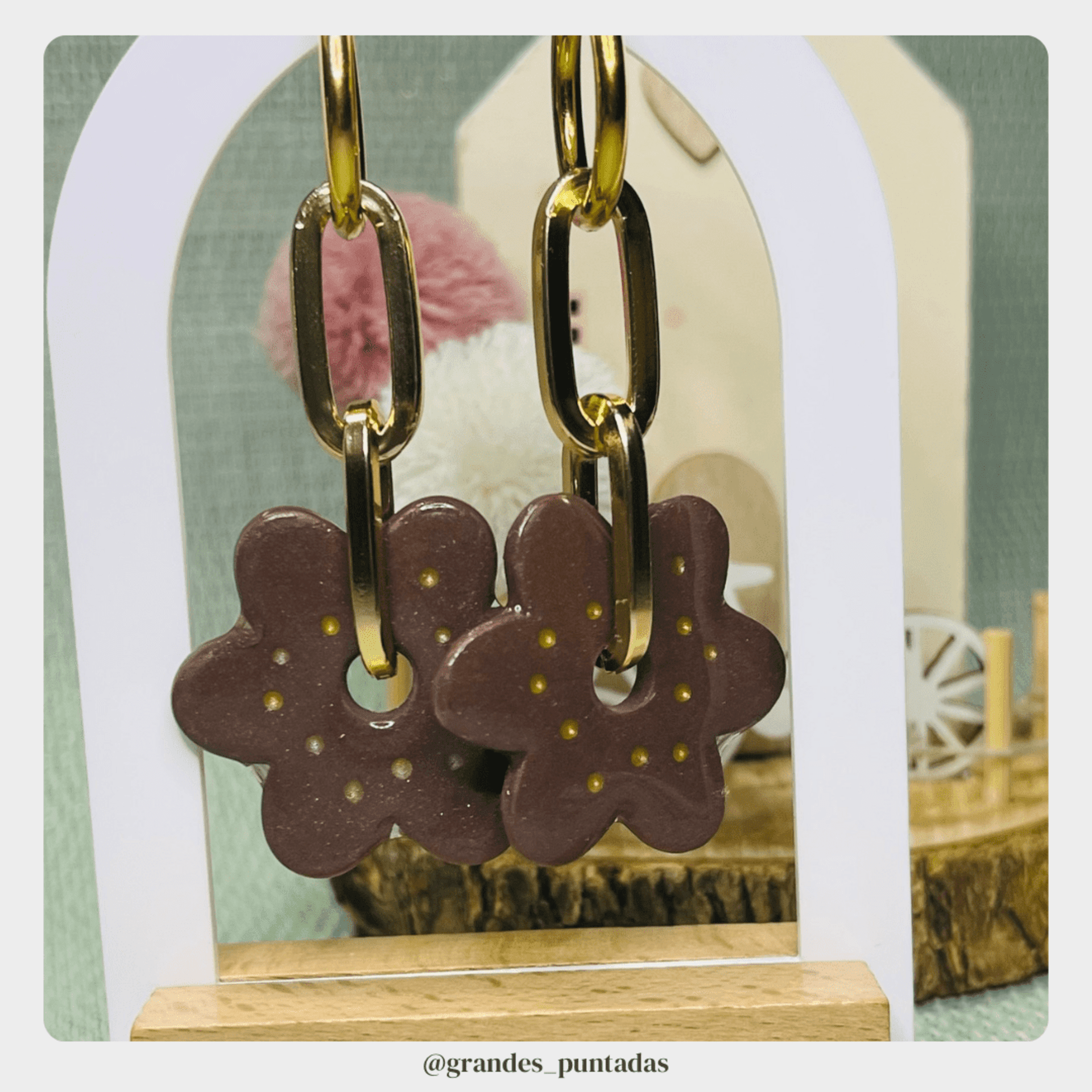 Pendientes Flora - 2